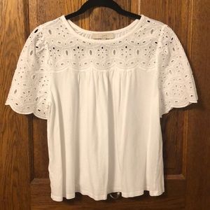 White, size M, LOFT top